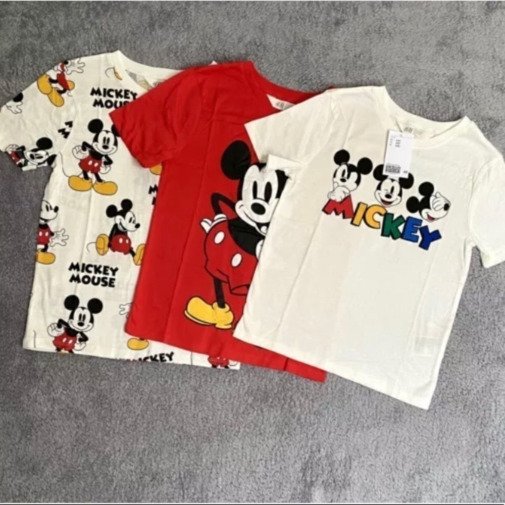 Set of three Mickey Mouse T-shirts